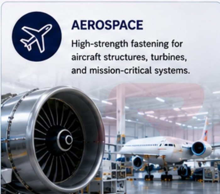 Aerospace industry fastening