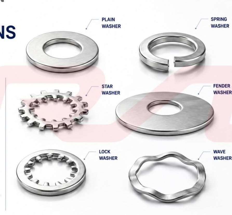 Washer types diagram